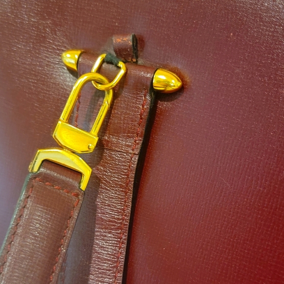 !SOLD! Authentic CARTIER Must Bordeaux 2 Way Shoulder / Crossbody - Picture 13 of 15